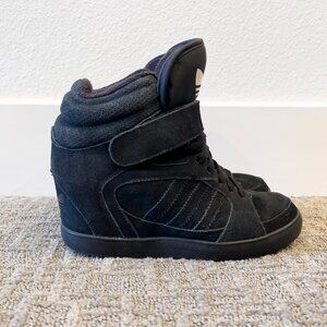 Adidas Amberlight Up Wedge Sneaker Black Suede (Fall 2014)